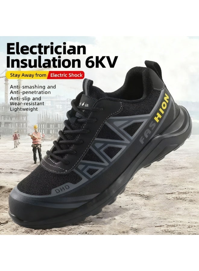 Sky View Safety Shoes for warehouse, construction, Slip Resistant Comfortable Lightweight, anti slip, anti smash, Puncture Proof Indestructible Sneaker - Image 4